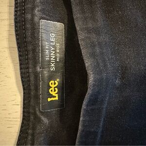 Lee Black Skinny Jeans Sleek Modern Fit